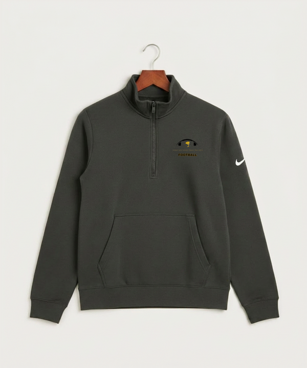 Howard Lake Waverly Winsted High School Football (Boys) - Anthracite Nike Club Fleece Sleeve Swoosh 1/2-Zip NKDX6718