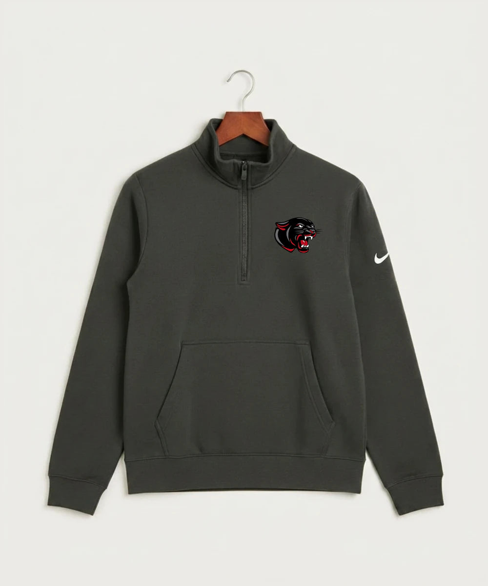 Tracy-Milroy-Balaton High School Volleyball (Girls) - Anthracite Nike Club Fleece Sleeve Swoosh 1/2-Zip NKDX6718