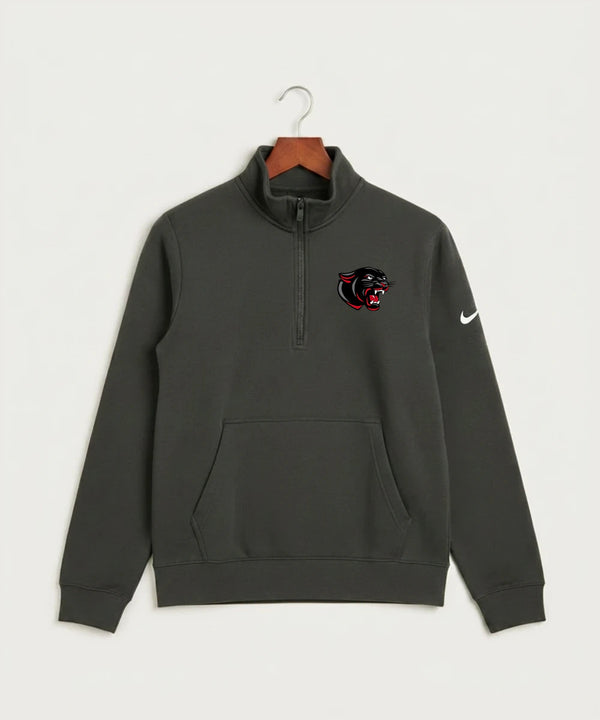 Tracy-Milroy-Balaton High School Volleyball (Girls) - Anthracite Nike Club Fleece Sleeve Swoosh 1/2-Zip NKDX6718