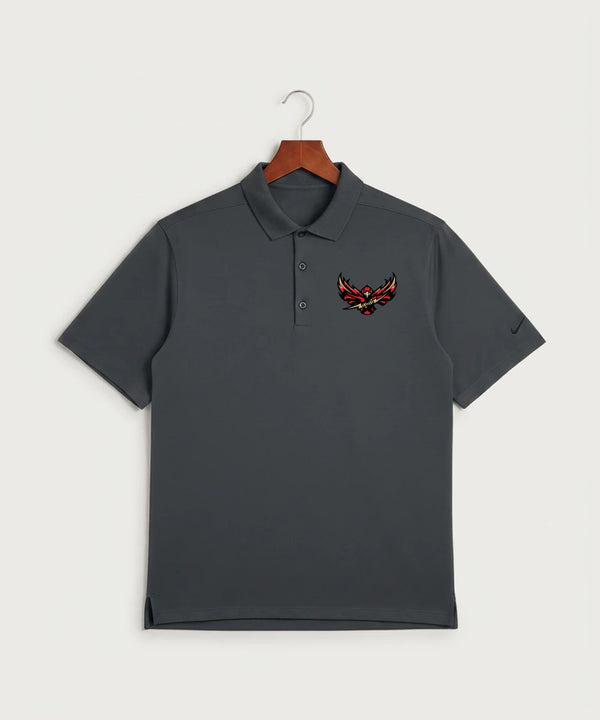 Gfw High School Football (Boys) - Anthracite Polo - Left Chest
