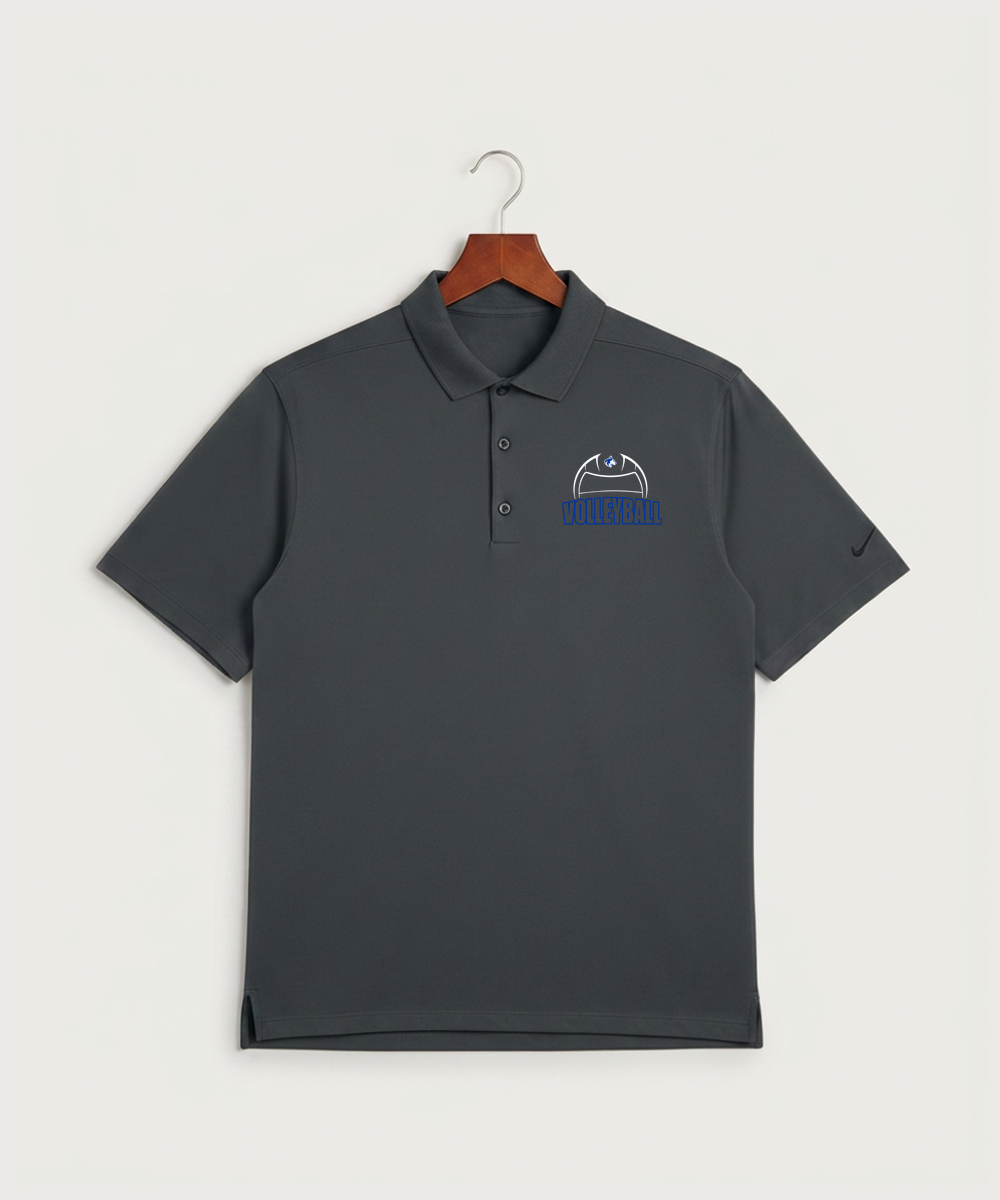 Owatonna High School Volleyball (Girls) - Anthracite Polo - Left Chest