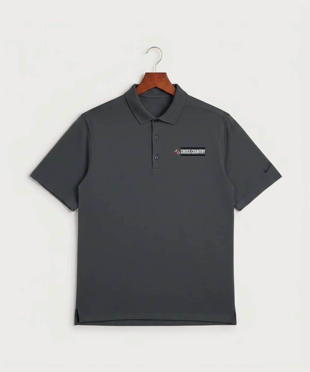John Marshall High School Cross Country (Coed) - Anthracite Polo - Left Chest