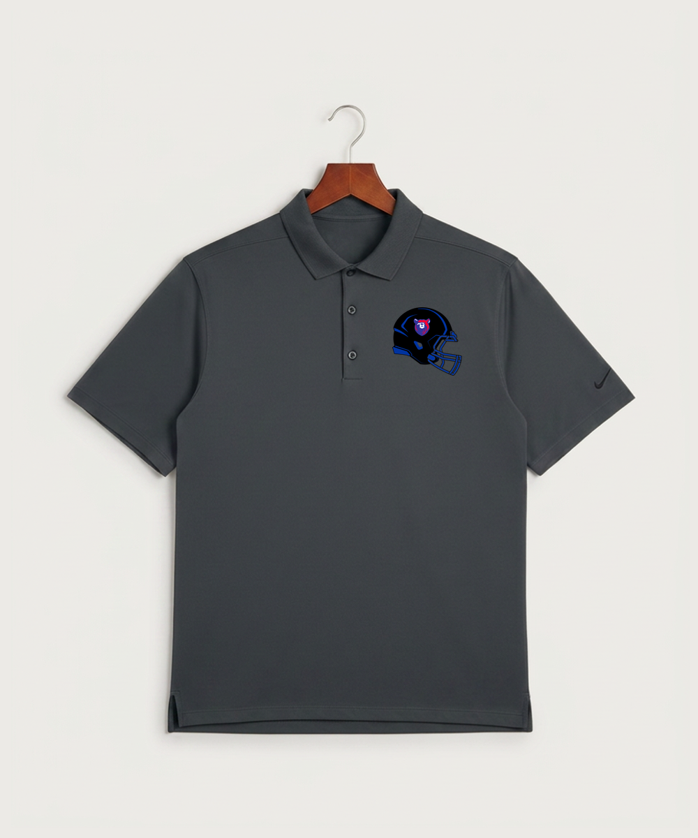 Bertha Hewitt High School Football (Boys) - Anthracite Polo - Left Chest