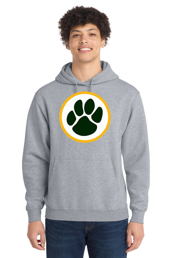 Ashwaubenon High School Football (Boys) - Athletic Heather Port & Co Core Fleece Pullover Hooded Sweatshirt. PC78H