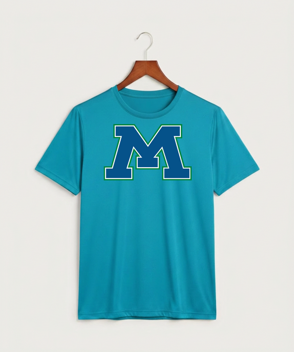 Minnewaska Area High School Football (Boys) - Atomic Blue Sport-Tek PosiCharge Competitor Tee. ST350