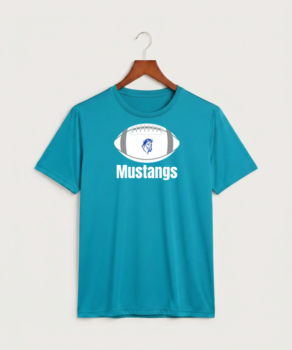 Mora High School Football (Boys) - Atomic Blue Sport-Tek PosiCharge Competitor Tee. ST350