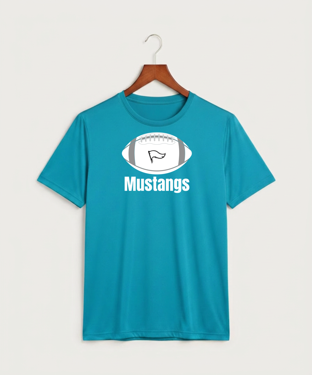 Red Lake County Central Football (Boys) - Atomic Blue Sport-Tek PosiCharge Competitor Tee. ST350