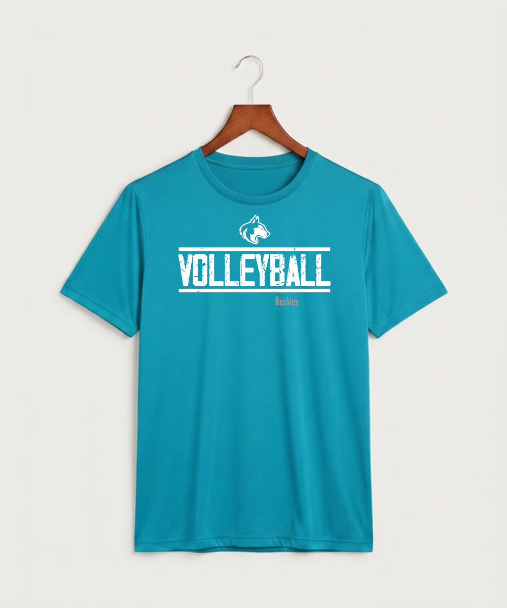 Owatonna High School Volleyball (Girls) - Atomic Blue Sport-Tek PosiCharge Competitor Tee. ST350