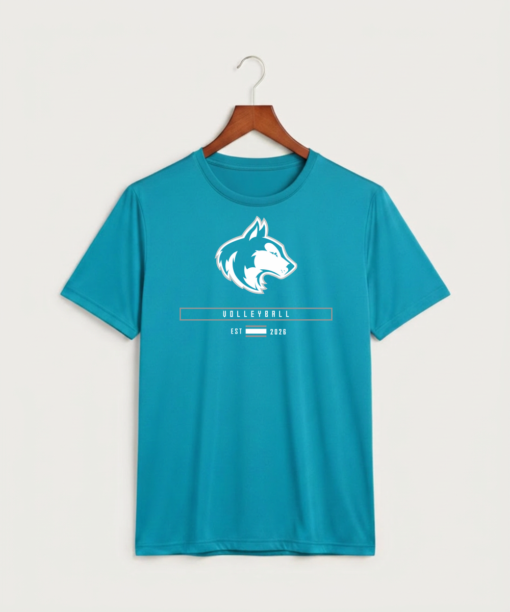 Owatonna High School Volleyball (Girls) - Atomic Blue Sport-Tek PosiCharge Competitor Tee. ST350