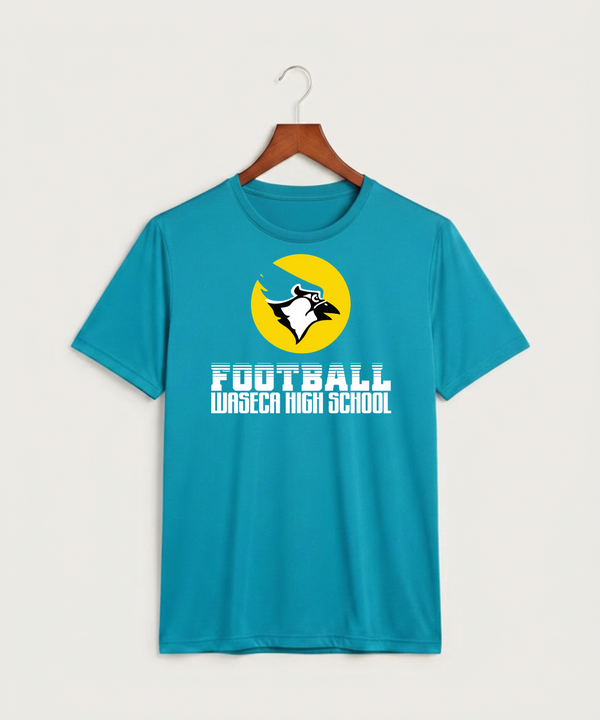 Waseca High School Football (Boys) - Atomic Blue Sport-Tek PosiCharge Competitor Tee. ST350
