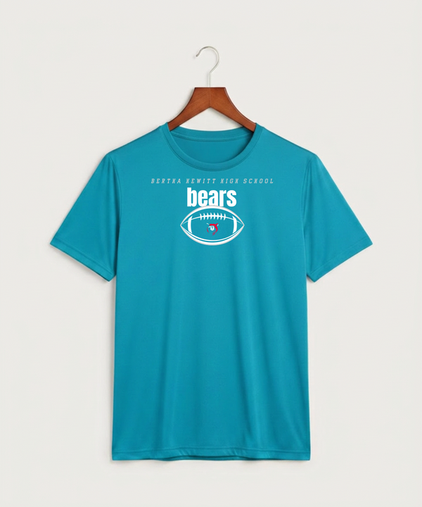 Bertha Hewitt High School Football (Boys) - Atomic Blue Sport-Tek PosiCharge Competitor Tee. ST350