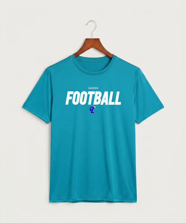 Lakeview High School Football (Boys) - Atomic Blue Sport-Tek PosiCharge Competitor Tee. ST350