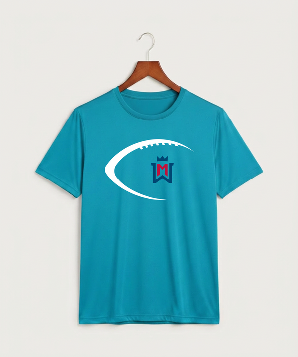 Watertown Mayer High School Football (Boys) - Atomic Blue Sport-Tek PosiCharge Competitor Tee. ST350