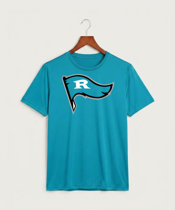 Red Lake County Central Football (Boys) - Atomic Blue Sport-Tek PosiCharge Competitor Tee. ST350