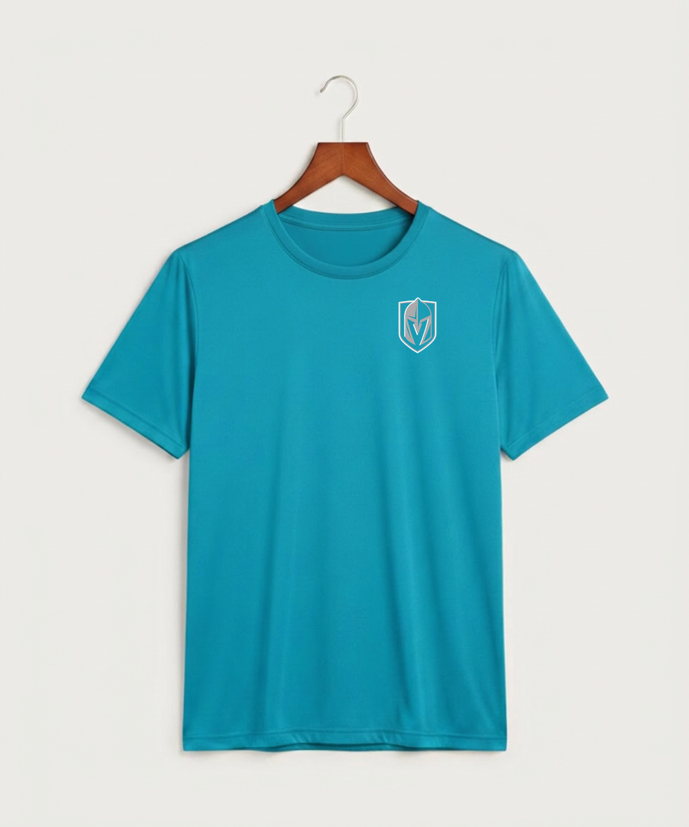 Lake Crystal-Welcome-Memorial High School Football (Boys) - Atomic Blue Sport-Tek PosiCharge Competitor Tee. ST350