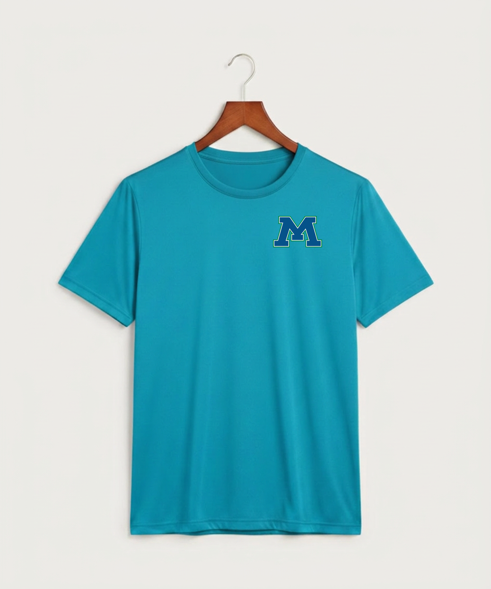 Minnewaska Area High School Football (Boys) - Atomic Blue Sport-Tek PosiCharge Competitor Tee. ST350