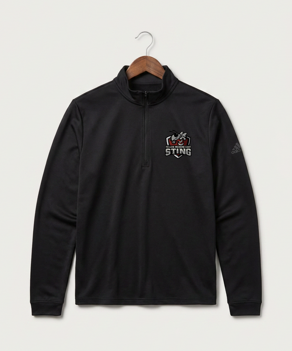Yellow Medicine East High School Football (Boys) - Black Men's Ultimate365 Lightweight Quarter-Zip Pullover