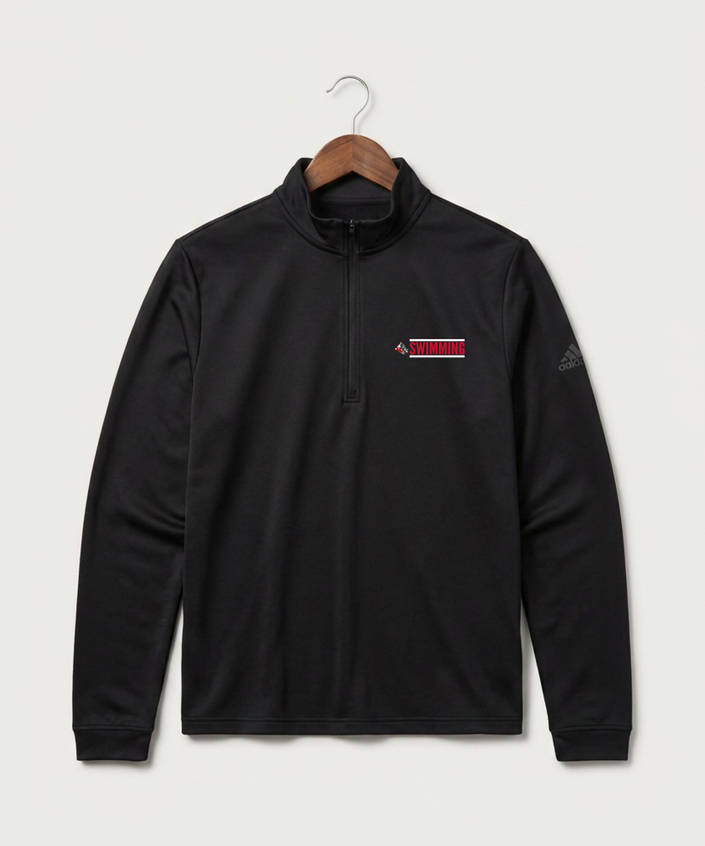 John Marshall High School Swim Dive Girls - Black Men's Ultimate365 Lightweight Quarter-Zip Pullover