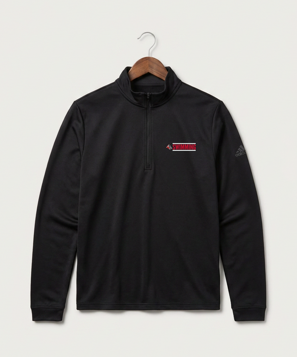 John Marshall High School Swim Dive Girls - Black Men's Ultimate365 Lightweight Quarter-Zip Pullover