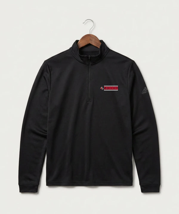 John Marshall High School Swim Dive Girls - Black Men's Ultimate365 Lightweight Quarter-Zip Pullover