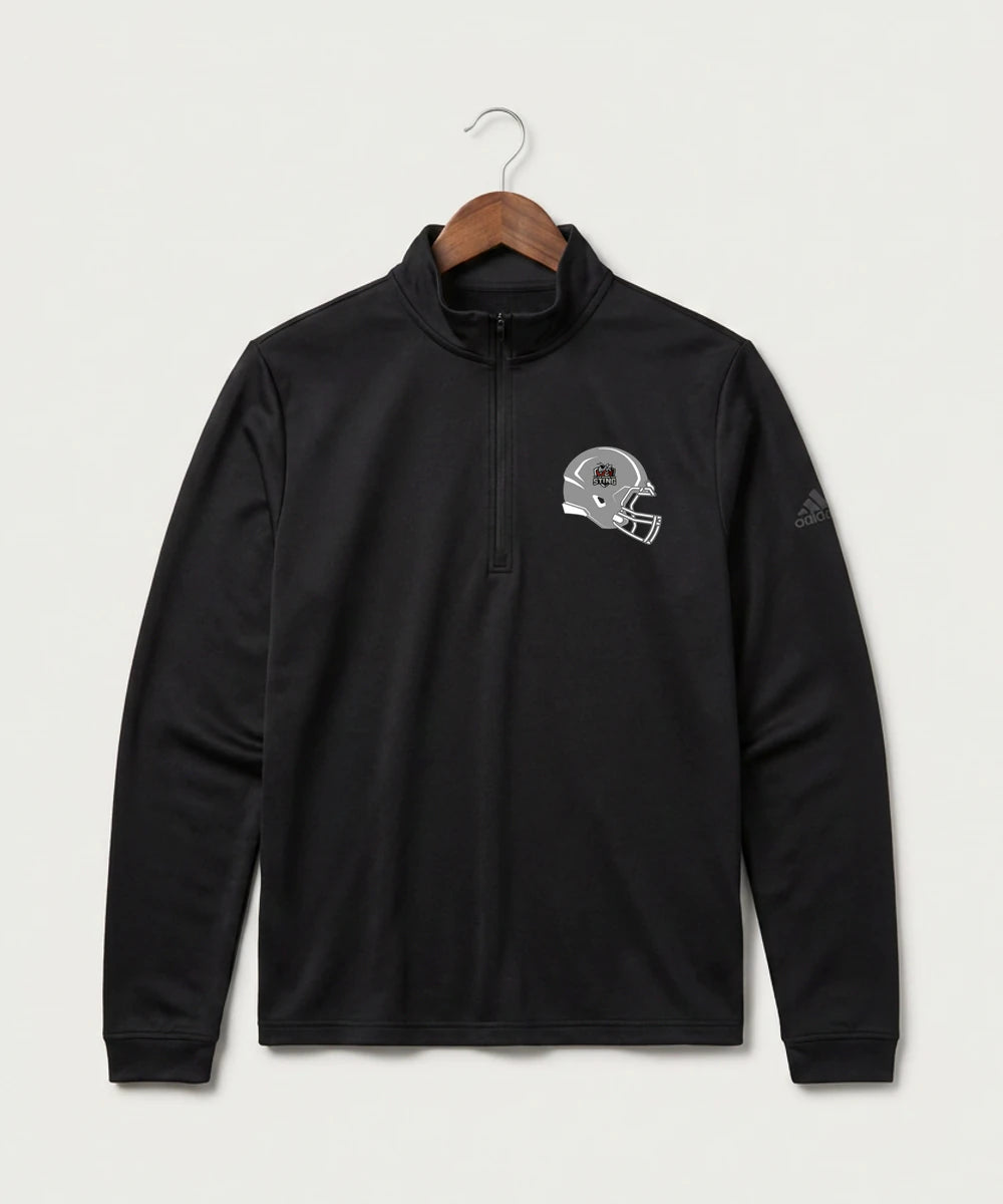 Yellow Medicine East High School Football (Boys) - Black Men's Ultimate365 Lightweight Quarter-Zip Pullover