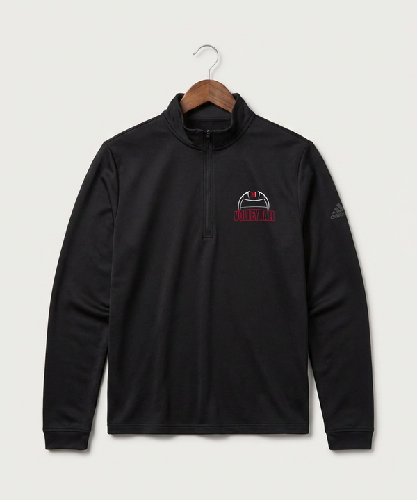 Mcgregor High School Volleyball (Girls) - Black Men's Ultimate365 Lightweight Quarter-Zip Pullover