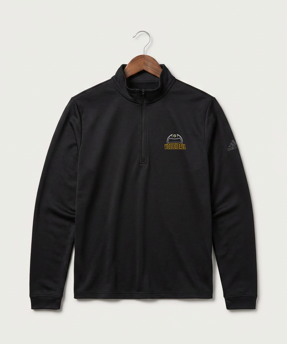 Ashwaubenon High School Volleyball (Sandbox) - Black Men's Ultimate365 Lightweight Quarter-Zip Pullover