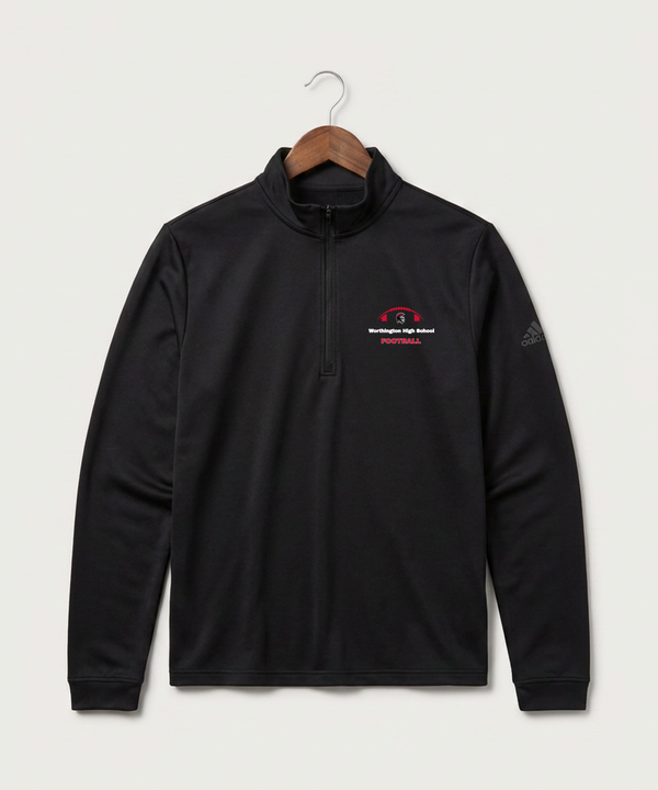 Worthington High School Football (Boys) - Black Men's Ultimate365 Lightweight Quarter-Zip Pullover