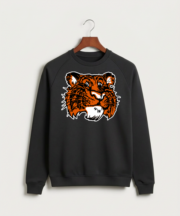 Browerville Public High School Athletics Coed - Black Crewneck - Full Chest