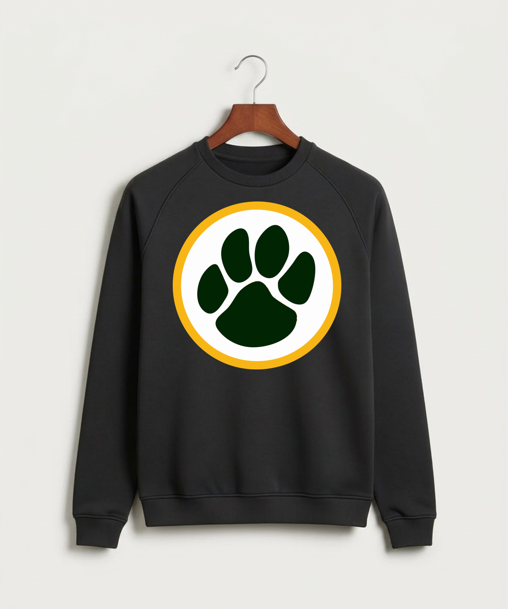 Ashwaubenon High School — Spirit Store - Black Crewneck - Full Chest