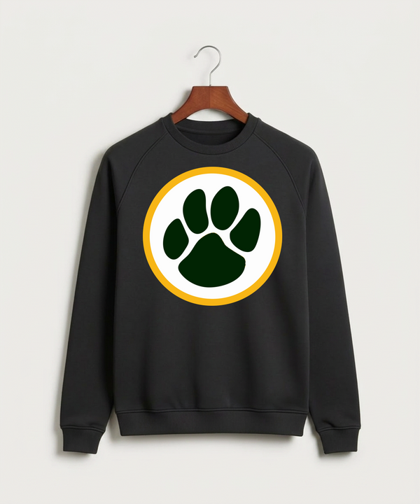 Ashwaubenon High School — Spirit Store - Black Crewneck - Full Chest
