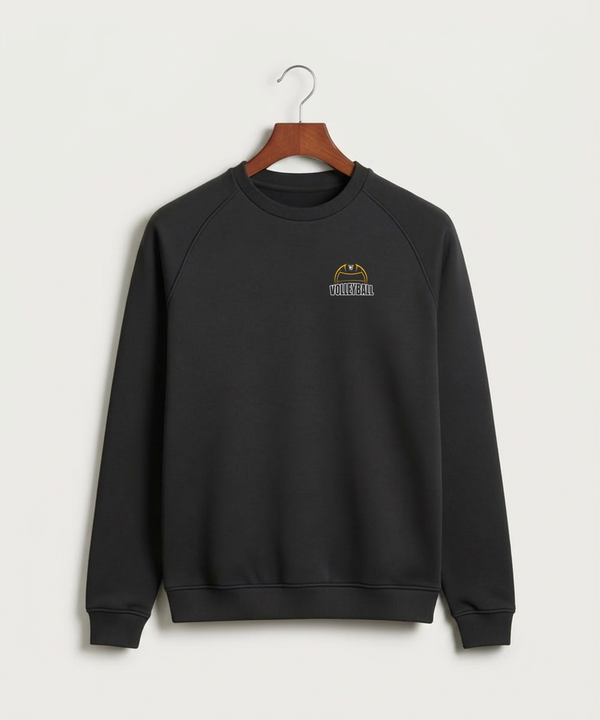 Windom Area High School Volleyball (Girls) - Black Crewneck - Left Chest
