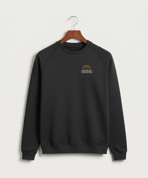 Windom Area High School Volleyball (Girls) - Black Crewneck - Left Chest