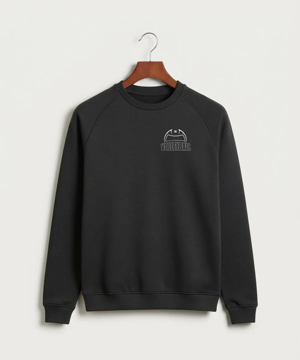 Goodhue High School Volleyball (Girls) - Black Crewneck - Left Chest