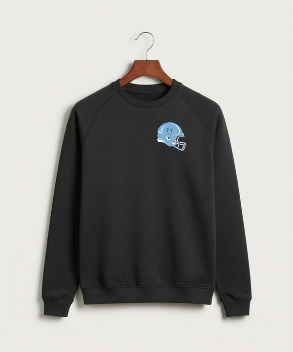 Janesville Waldorf Pemberton Football (Boys) - Black Crewneck - Left Chest