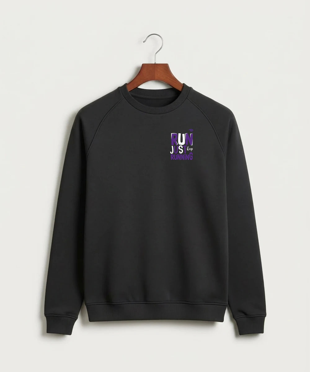 Glencoe Silver Lake High School Athletics - Black Crewneck - Left Chest