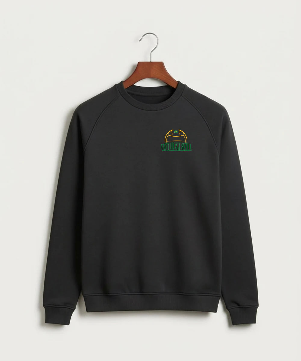 Rosemount High School Volleyball (Girls) - Black Crewneck - Left Chest