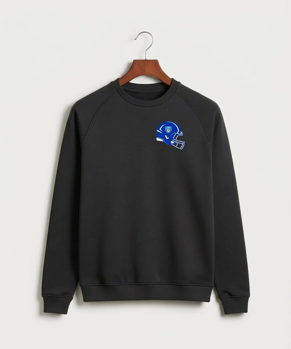 Janesville Waldorf Pemberton Football (Boys) - Black Crewneck - Left Chest