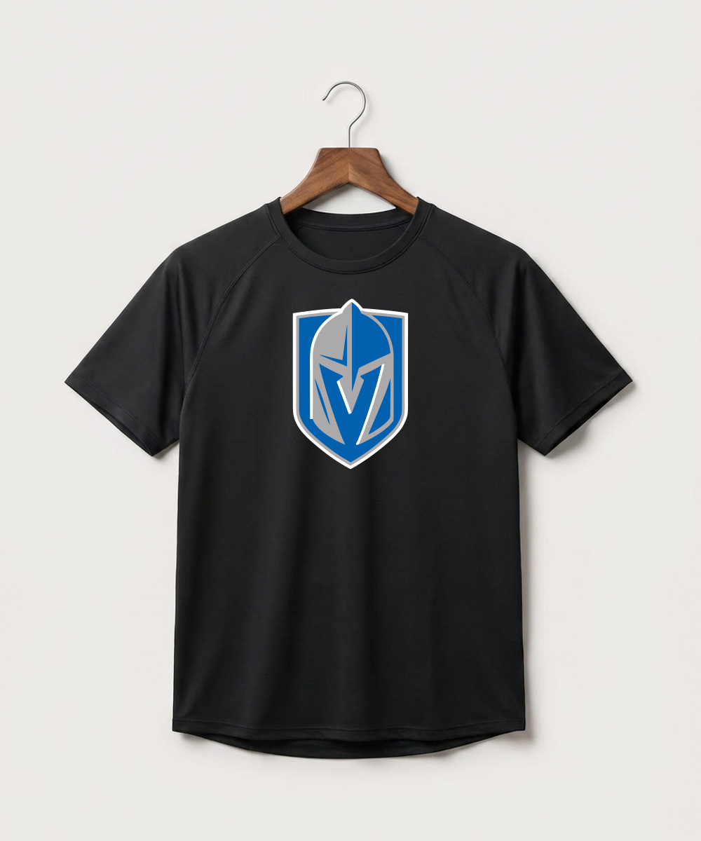 Lake Crystal-Welcome-Memorial High School Football (Boys) - Black Tee - Full Front