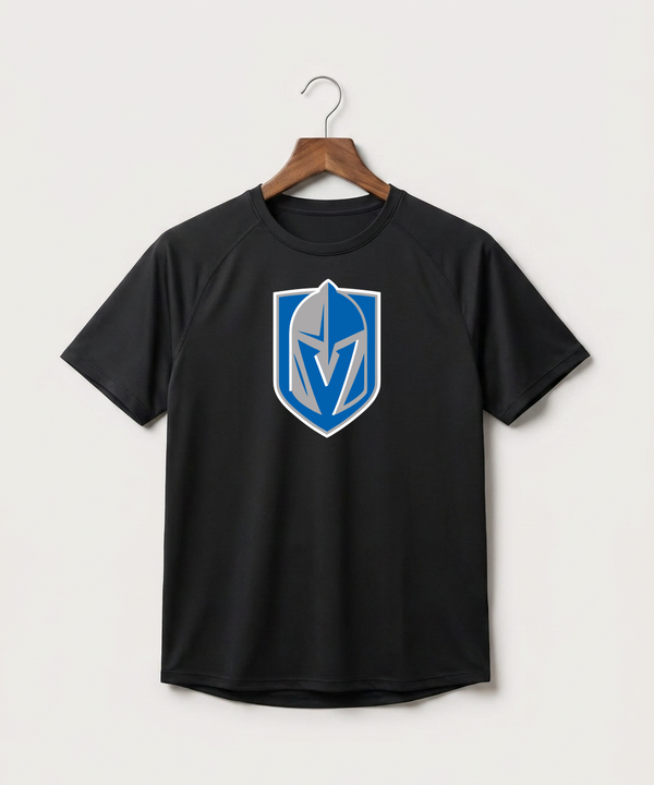 Lake Crystal-Welcome-Memorial High School Football (Boys) - Black Tee - Full Front