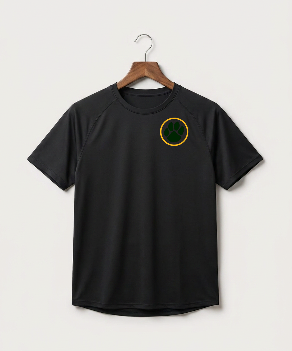 Ashwaubenon High School Team Store - Black Tee - Left Chest