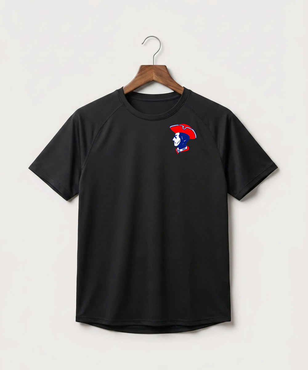 Hills-Beaver Creek High School Volleyball (Girls) - Black Tee - Left Chest
