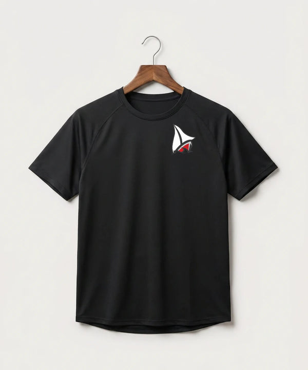 Detroit Lakes Community High School Football (Boys) - Black Tee - Left Chest
