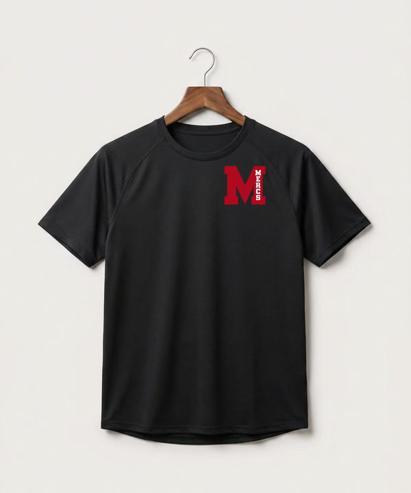 Mcgregor High School Volleyball (Girls) - Black Tee - Left Chest