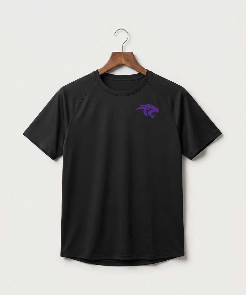 Glencoe Silver Lake High School Athletics - Black Tee - Left Chest