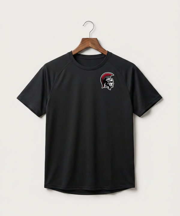 Worthington High School Football (Boys) - Black Tee - Left Chest
