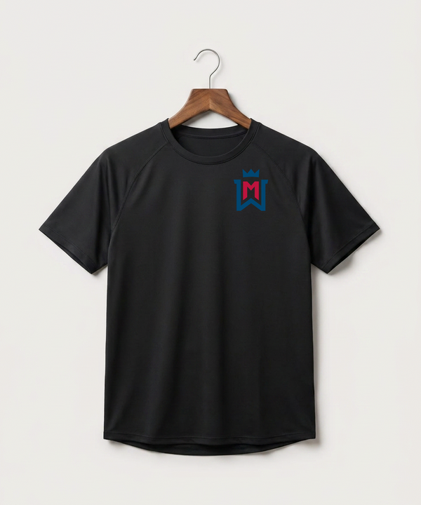 Watertown Mayer High School Football (Boys) - Black Tee - Left Chest