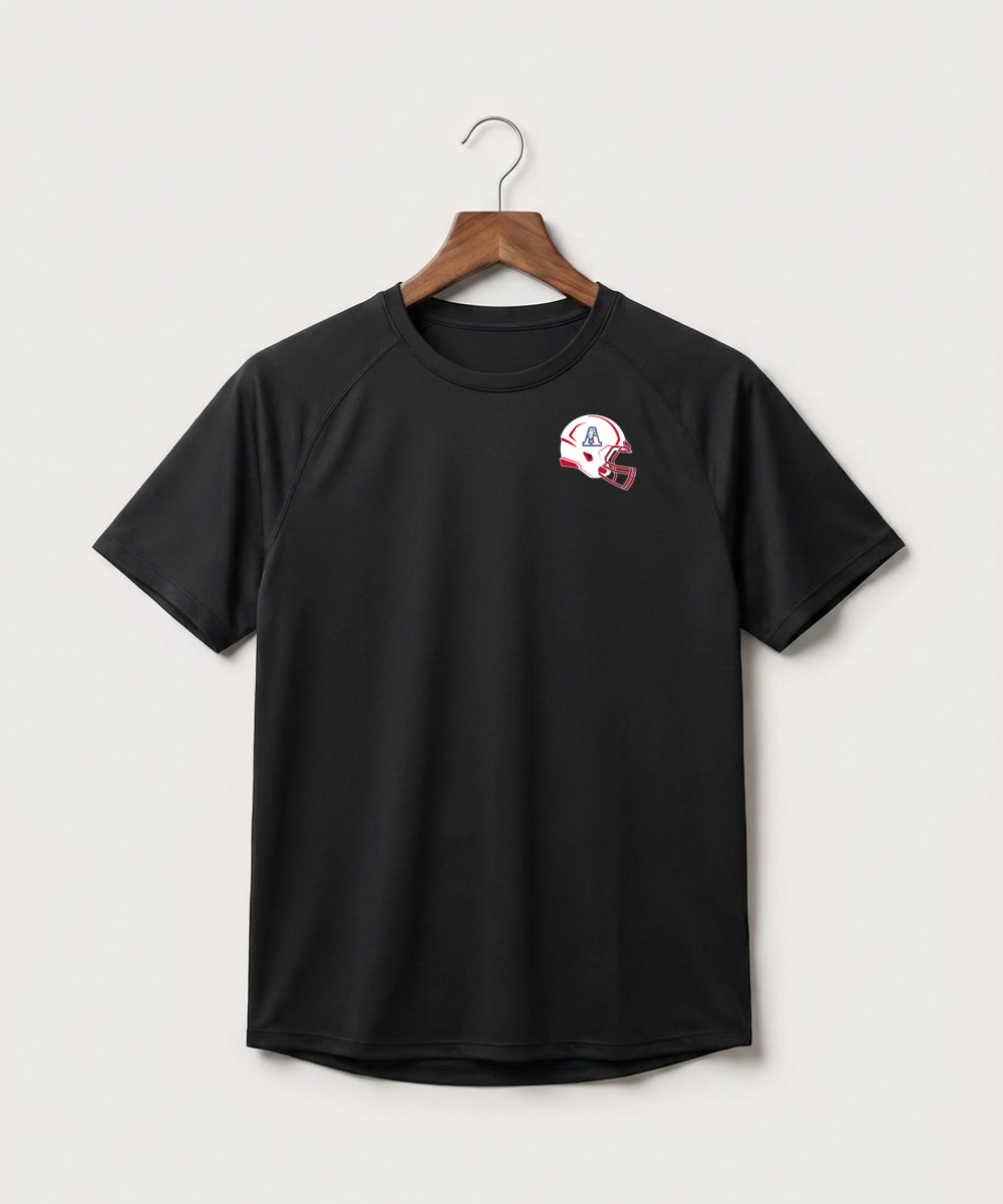Apollo High School Football (Boys) - Black Tee - Left Chest