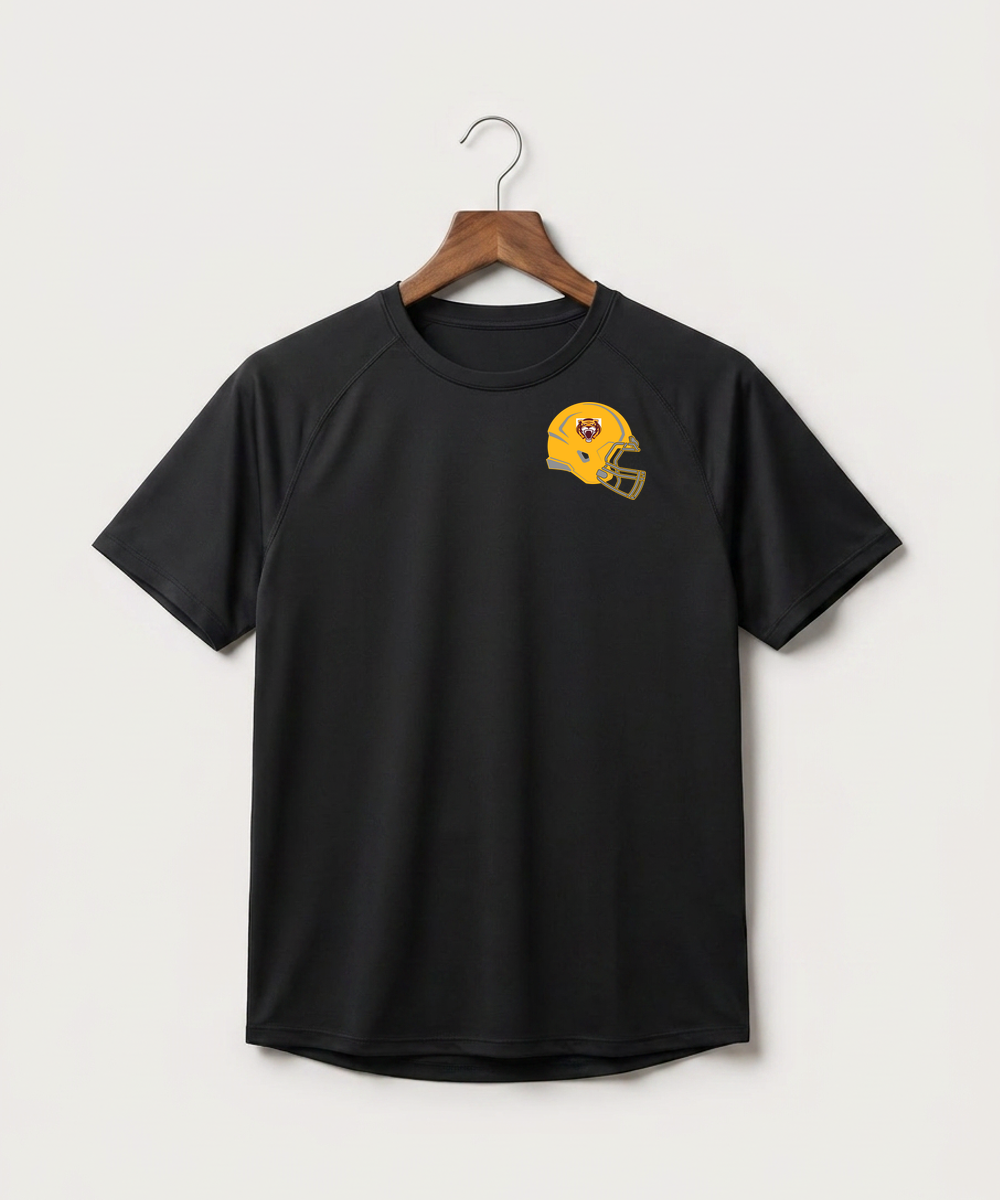 Stewartville High School Football (Boys) - Black Tee - Left Chest
