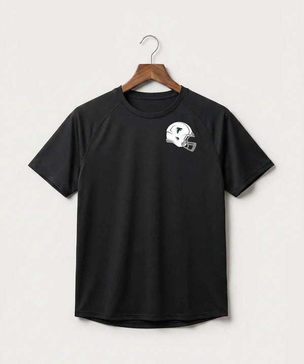 Fillmore Central High School Football (Boys) - Black Tee - Left Chest
